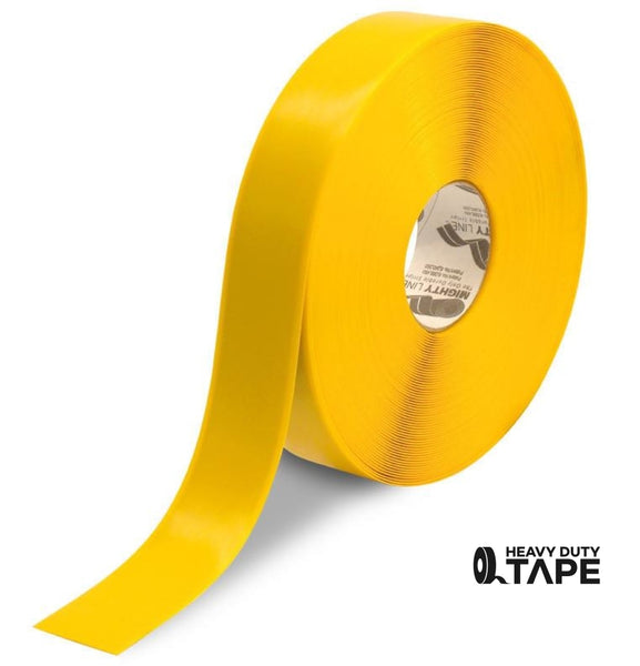Mighty Line Yellow Floor Tape, 2-Inch, 100-Foot Roll