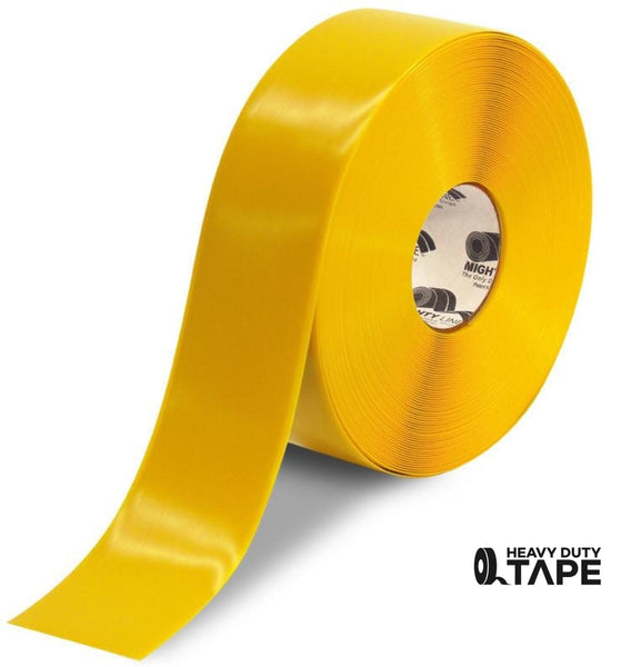 Mighty Line Yellow Floor Tape, 2-Inch, 100-Foot Roll